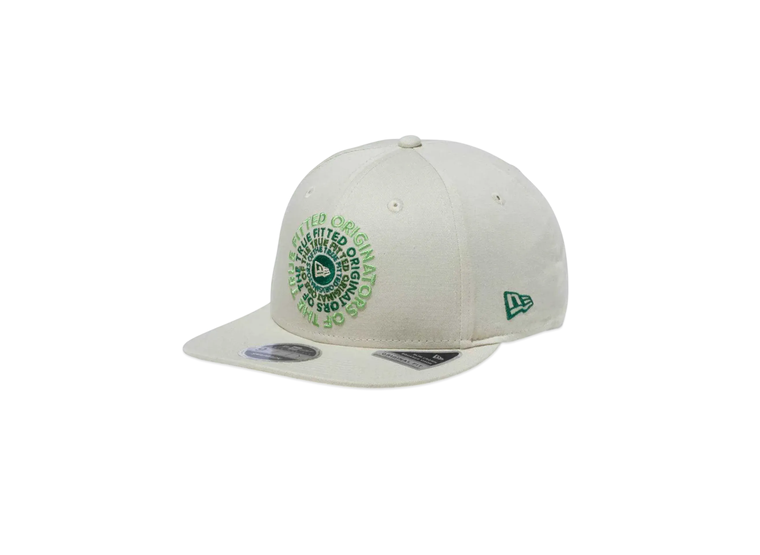 NEW ERA Golf 9Fifty Original Fit Stretch Cotton Washable Circle Logo "Stone"