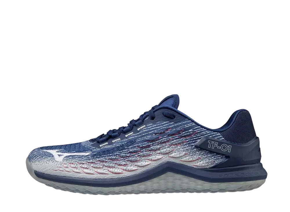 ミズノ TF-01 "ブルー/グレー/ピンク"