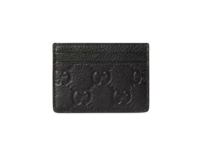 GUCCI GG Emblem Card Case "Black"