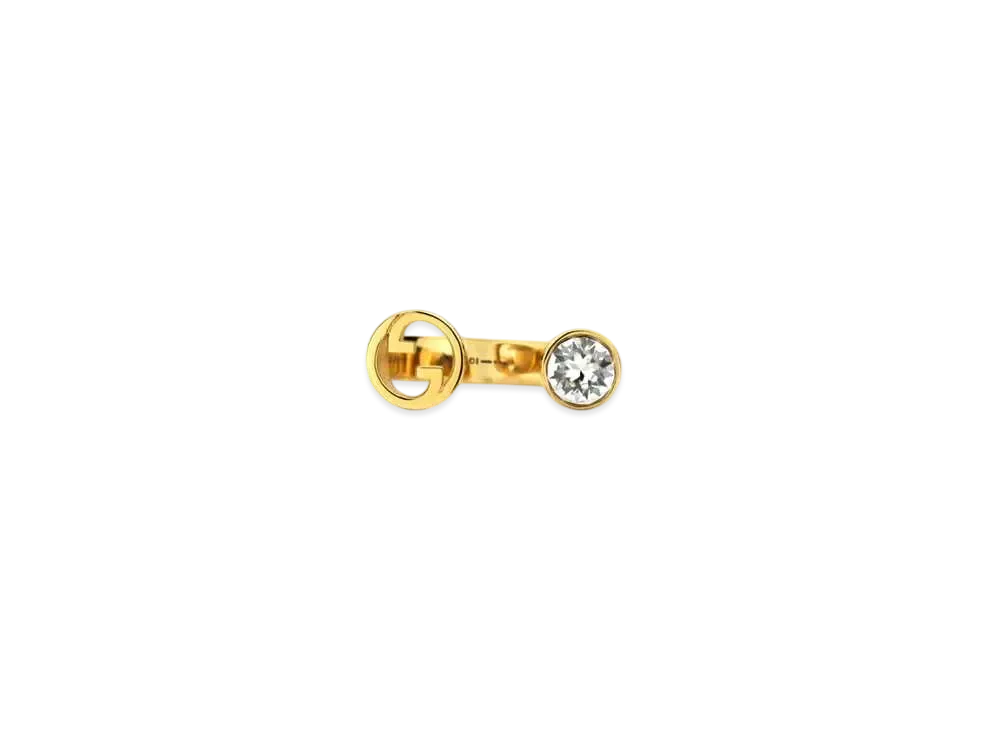 GUCCI Blondie Crystal Ring "Yellow Gold"