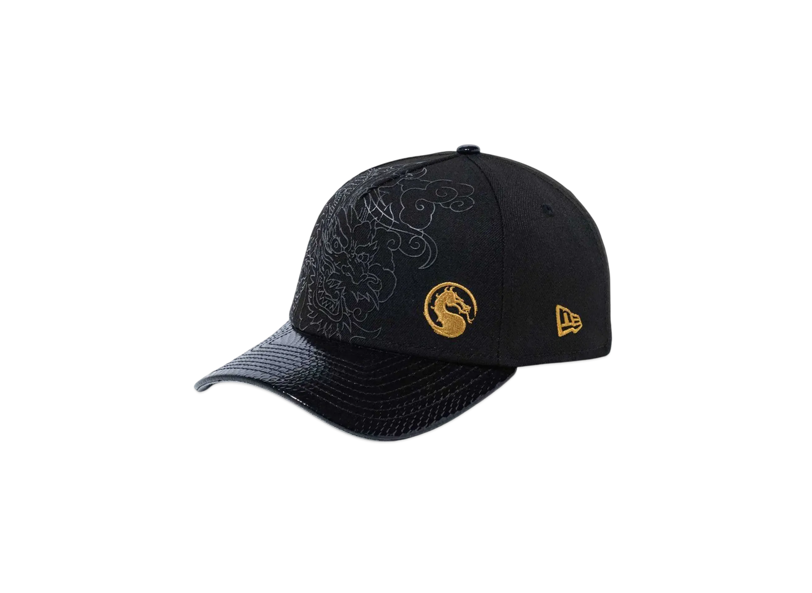 NEW ERA 9Forty A-Frame Mortal Kombat Synthetic Leather Visor "Black"