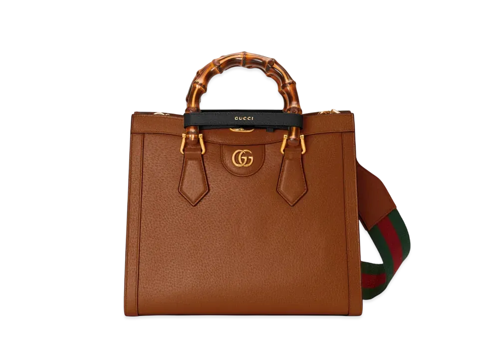 GUCCI Diana Small Tote Bag "Brown"