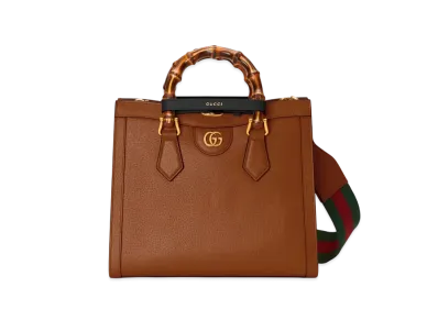 GUCCI Diana Small Tote Bag "Brown"