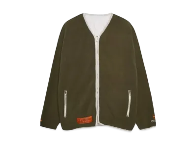 TAIN DOUBLE PUSH QUILTING REVERSIVLE JACKET "OFF KHAKI"