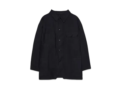 PORTER CLASSIC MOLESKIN COVERALL JACKET "BLACK"