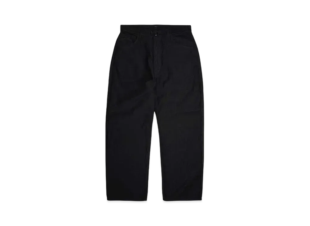 PORTER CLASSIC MOLESKIN PANTS "BLACK"
