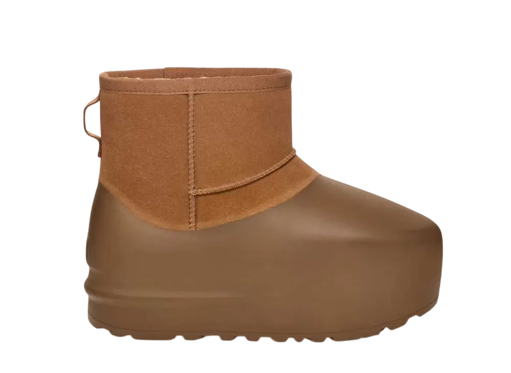 アグ クラシック ミニ パンプド モールデッド "チェスナット"