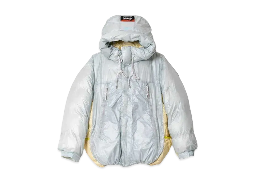 beautiful people x NANGA Sleeping Bag Down Coat "Saxe"