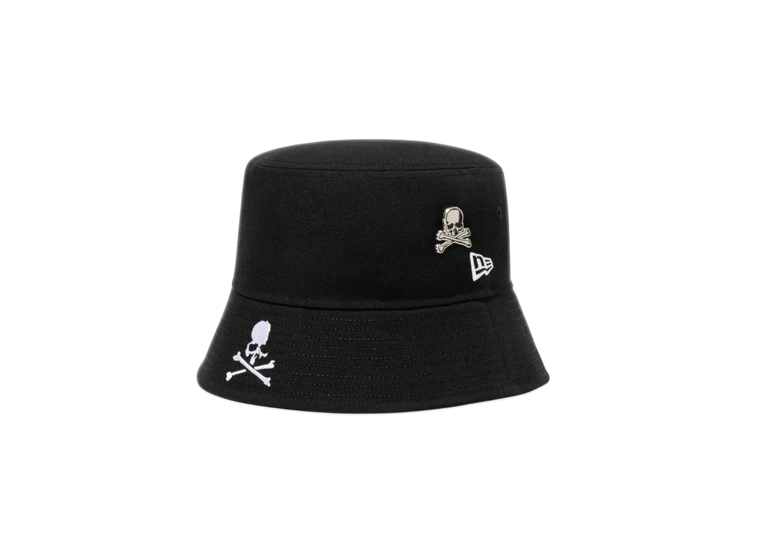 NEW ERA x Mastermind JAPAN FW24 Bucket 01 Sailor Brim Pins "Black"