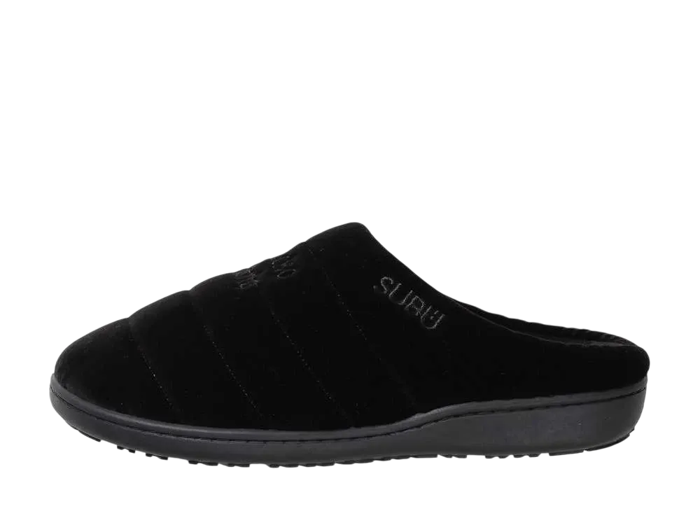 WACKO MARIA x NANGA x SUBU Velvet Aorora Winter Sandals "Black"