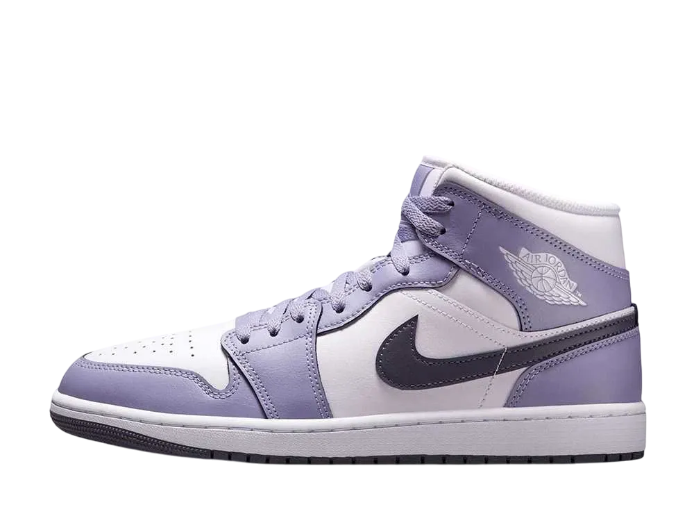 【値下げ可】AIR JORDAN 1 MID 25㎝　ブラック/ホワイト/ブルー JORDAN BRAND AIR JORDAN 1 MID DARK CONCORD/TAXI-WHITE-BLACK