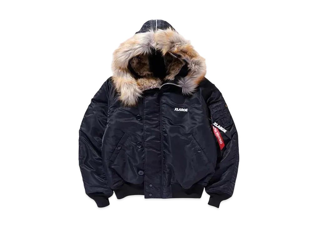 XLARGE x ALPHA INDUSTRIES N2B Jacket "Black"