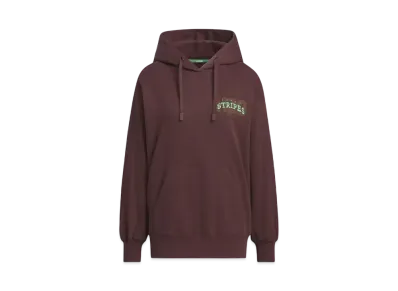 adidas College Loose Fit French Terry Parka "Shadow Brown"