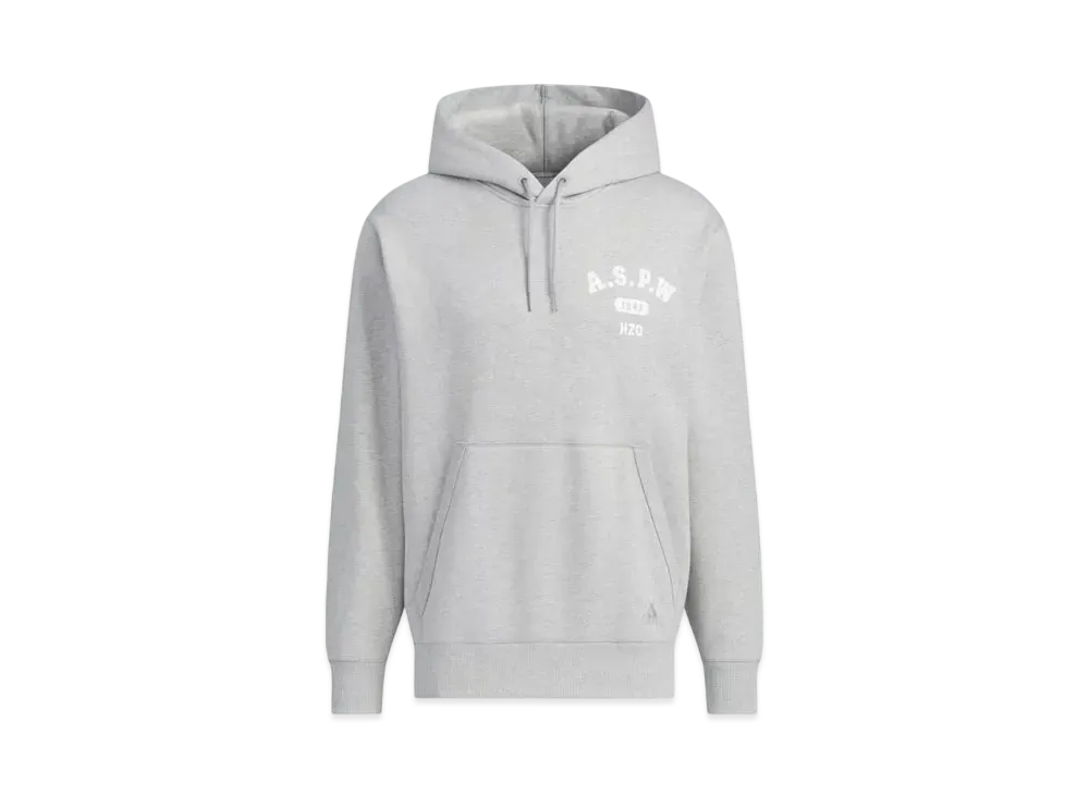 adidas College Loose Fit Fleece Pullover Parka "Medium Grey Heather"