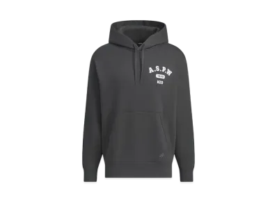 adidas College Loose Fit Fleece Pullover Parka "Carbon"