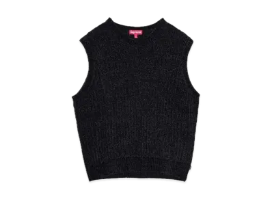 Supreme Chenille Sweater Vest "Black"