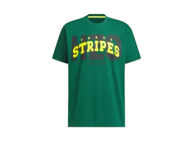 adidas College Pack Loose Fit Single Jersey Short Sleeve T-Shirt "College Green"