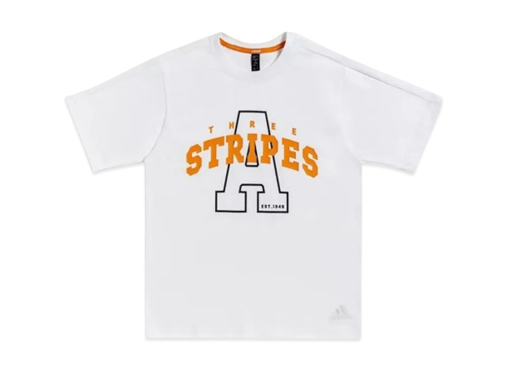 adidas College Pack Loose Fit Single Jersey Short Sleeve T-Shirt Kids "White"