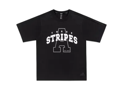 adidas College Pack Loose Fit Single Jersey Short Sleeve T-Shirt Kids "Black"
