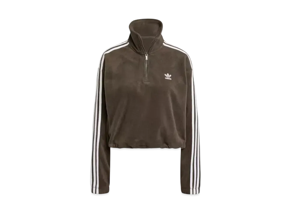 adidas Polar Fleece 1/2 Zip Loose Sweat "Shadow Olive"