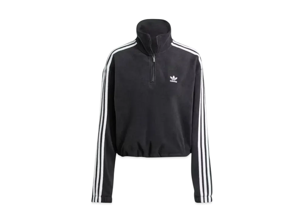 adidas Polar Fleece 1/2 Zip Loose Sweat "Black"