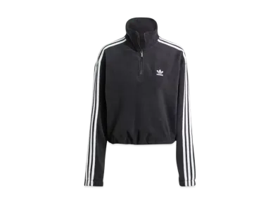 adidas Polar Fleece 1/2 Zip Loose Sweat "Black"