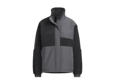 adidas Warding Loose Fit Boa Full Zip Up Jacket "Black"