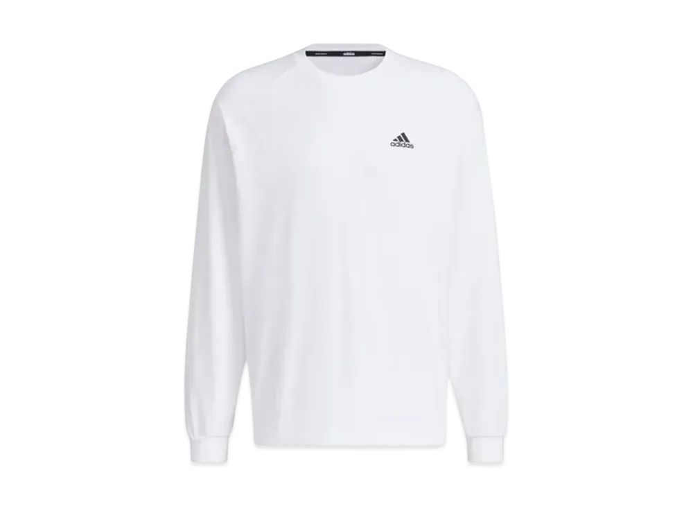adidas Warding Pack Loose Fit Single Jersey Long Sleeve T-Shirt "White"