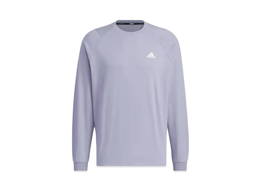 adidas Warding Pack Loose Fit Single Jersey Long Sleeve T-Shirt "Silver Violet"