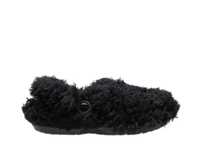 Crocs Classic Shaggy Fur Lined Clog "Black"