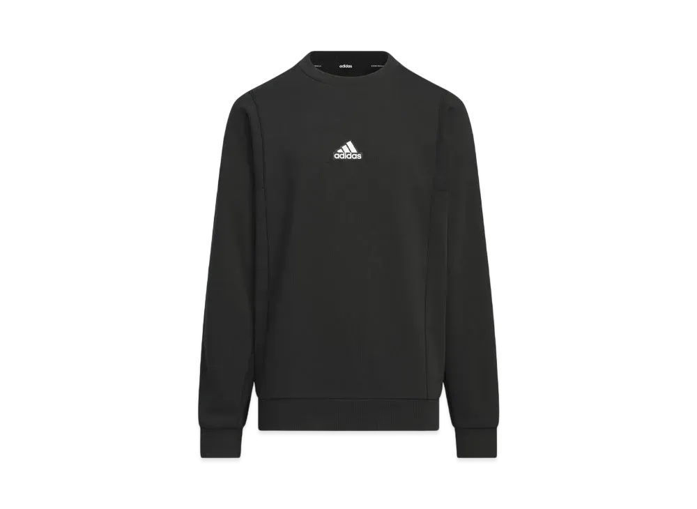 adidas Kids Warding Pack Loose Fit French Terry Sweatshirt "Black"