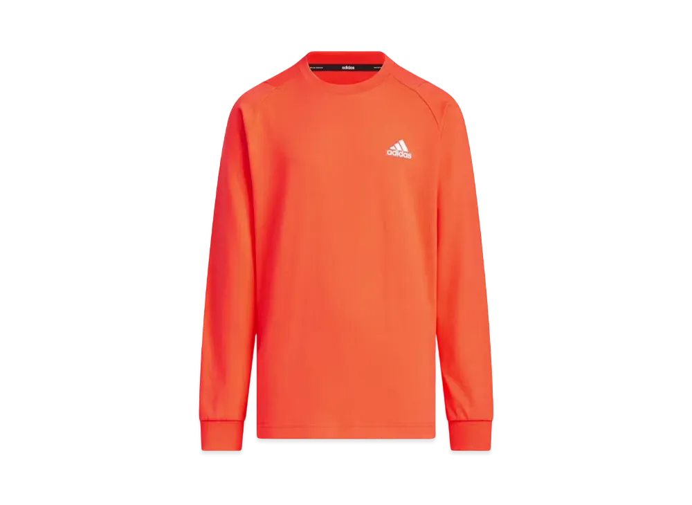 adidas Warding Pack Loose Fit Single Jersey Long Sleeve T-Shirt Kids "Bright Red"