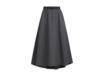 adidas Luxe Flow Loose Fit Stretch Woven Skirt "Grey Six"