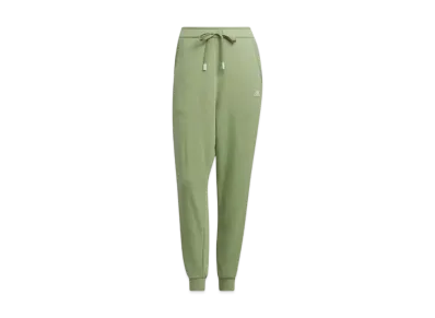 adidas Warding Loose Fit 9/10 Length French Terry Pants "Tent Green"