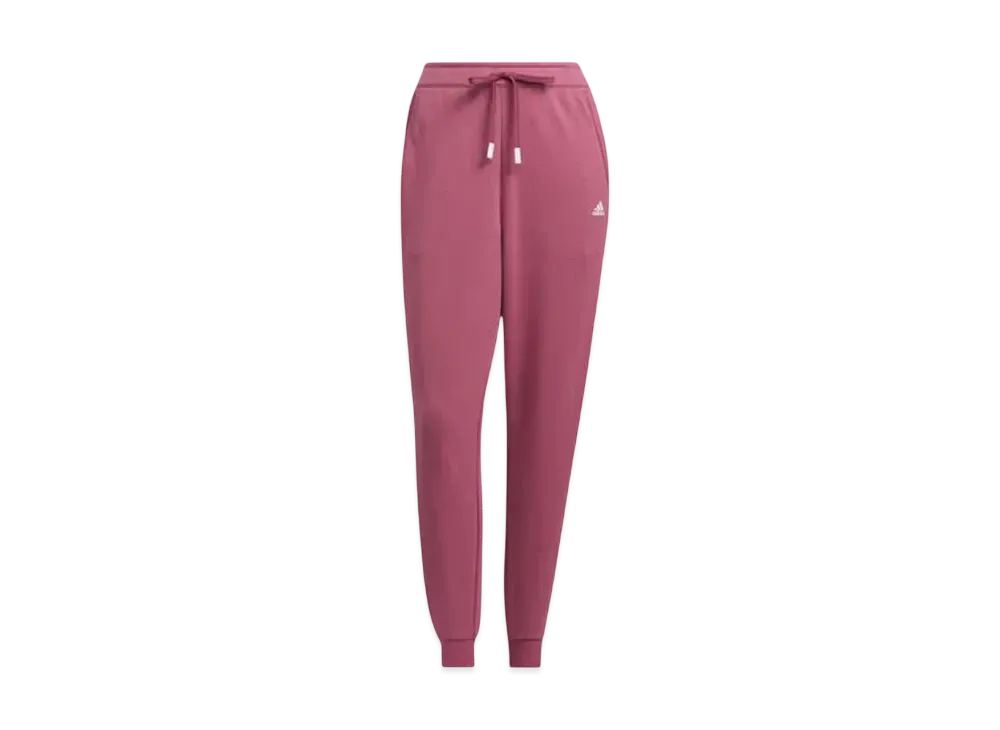 adidas Warding Loose Fit 9/10 Length French Terry Pants "Preloved Crimson"