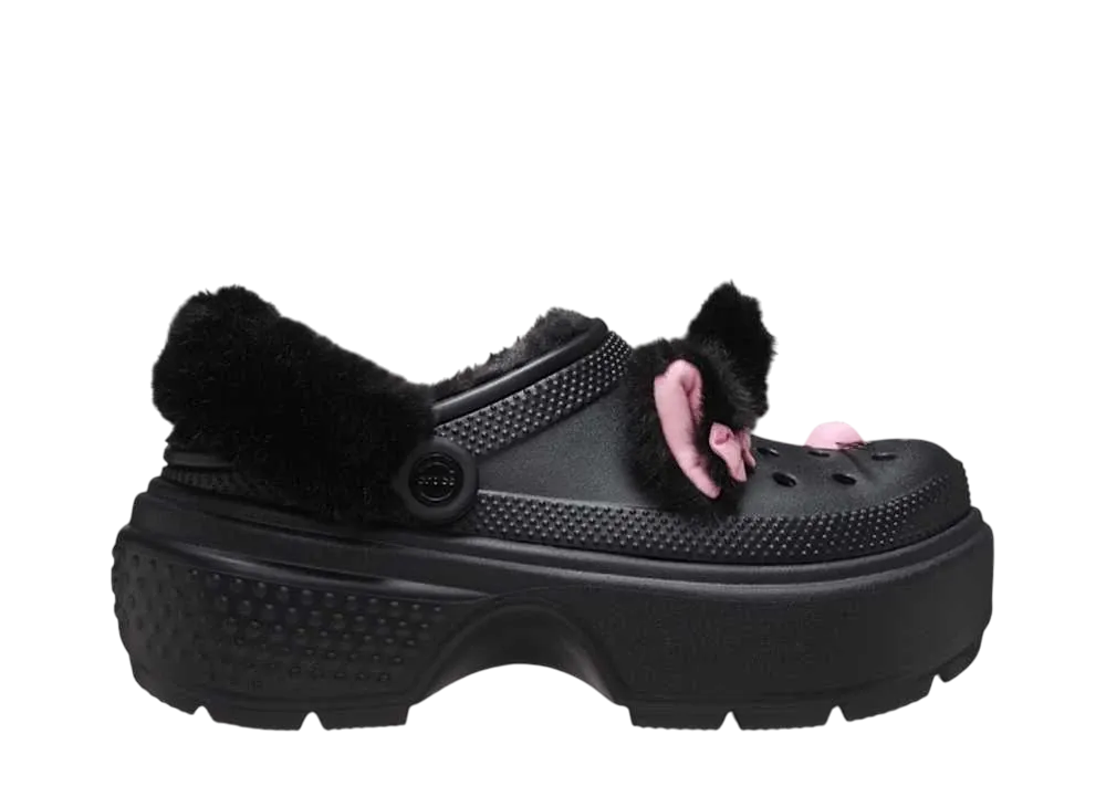 Crocs Stomp Stuffed Animal Clog "Black"