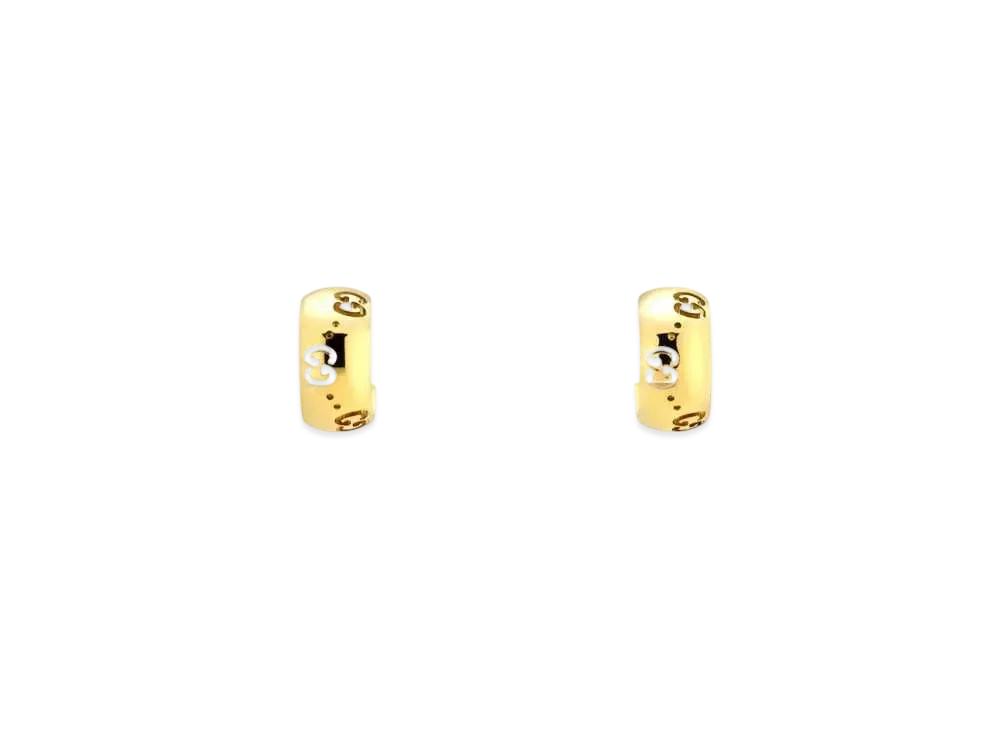 GUCCI Icon 18K GG Hoop Earrings "Yellow Gold"