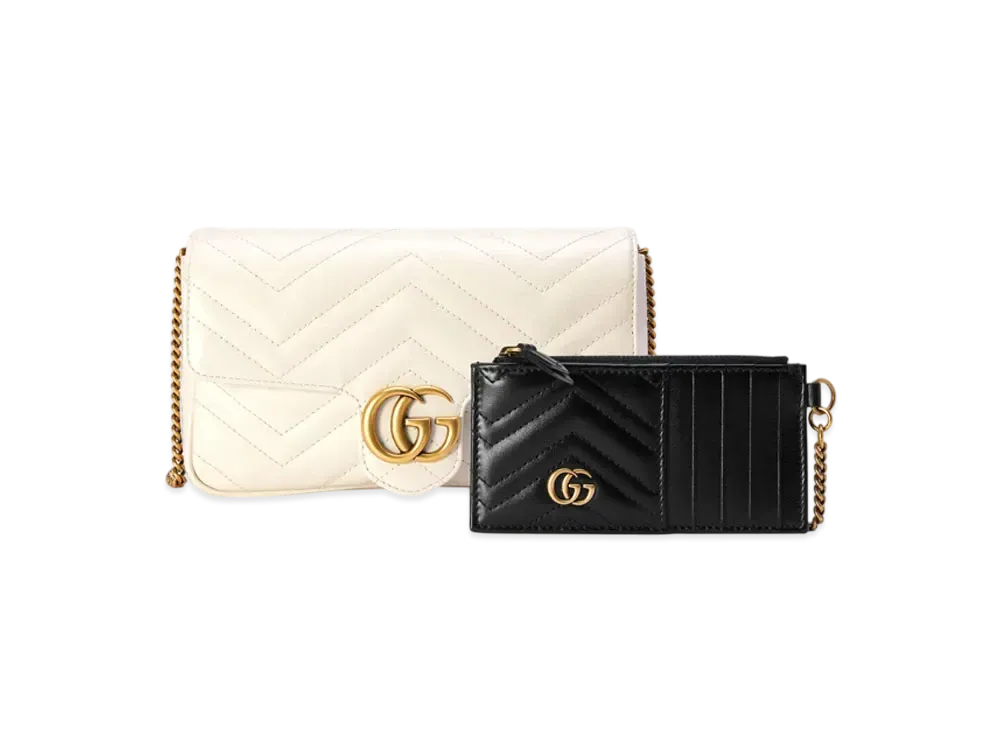 GUCCI GG Marmont Super Mini Bag "White"