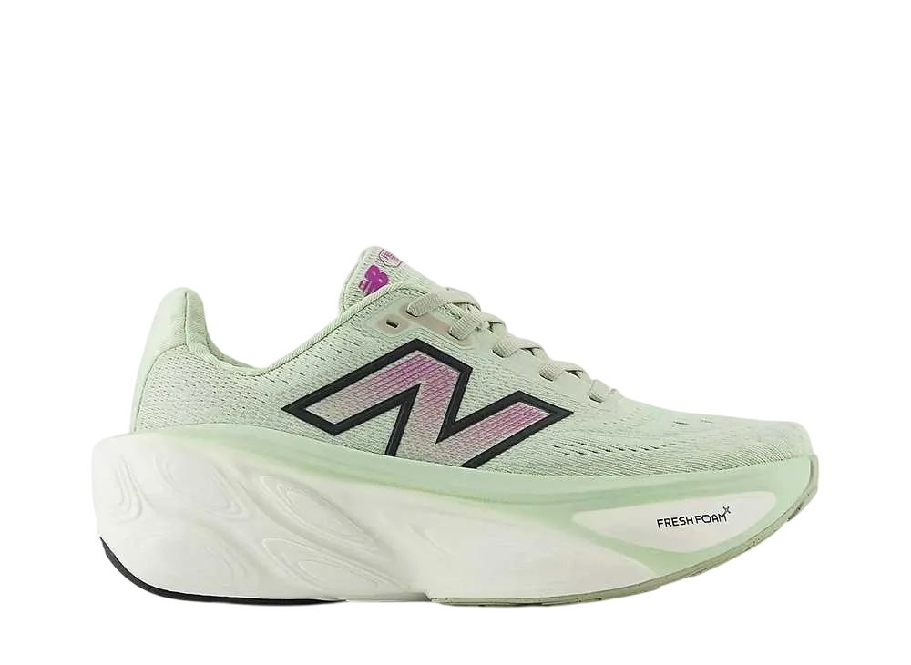 New Balance Women's Fresh Foam X More V5 "Natural Mint/Purple Fuchsia/Black"