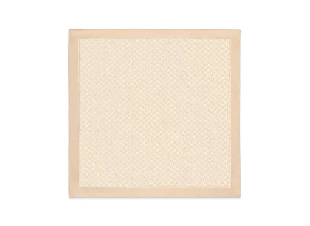 GUCCI GG Silk Carre "White"