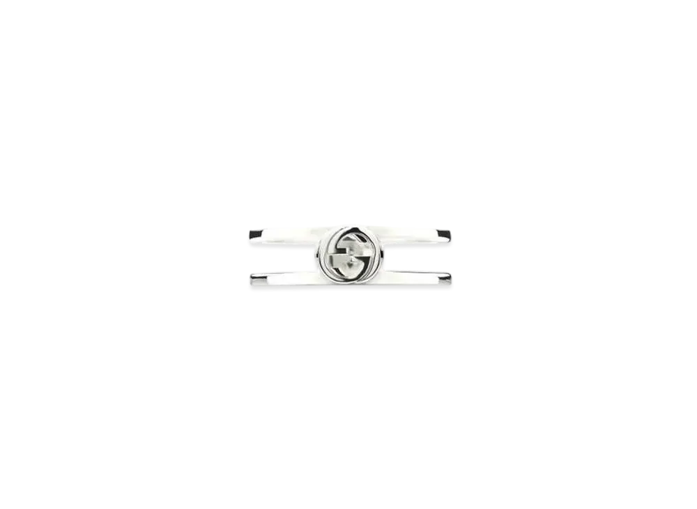 GUCCI Interlocking Ring "Sterling Silver"