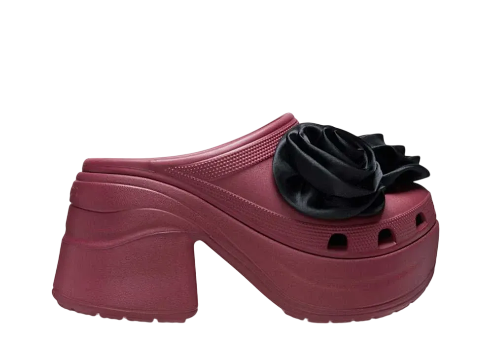 Crocs Siren Rosette Clog "Beetroot"