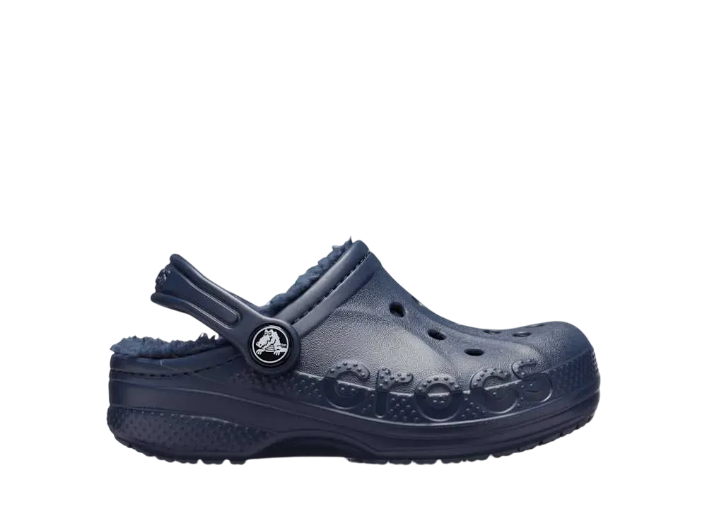 Crocs Big Kids Baya Lined Clog "Navy"