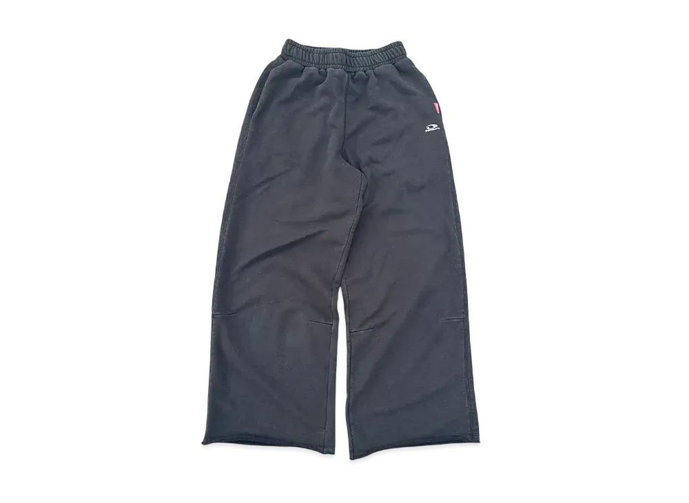 9090 Reversible Buggy Sweat Pants "WASH BLACK"