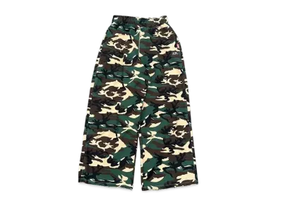 9090 Reversible Buggy Sweat Pants "GREEN CAMO"