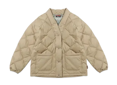NANGA Women's Cotton Peach Down Hanten Jacket "Beige"