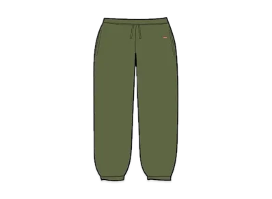 Supreme Small Box Drawcord Sweatpant "Olive"