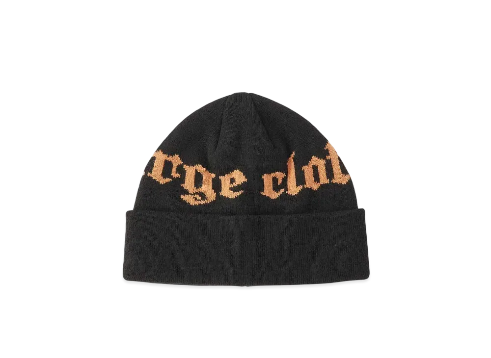 XLARGE OLD ENGLISH LOGO CUFF BEANIE "BLACK"