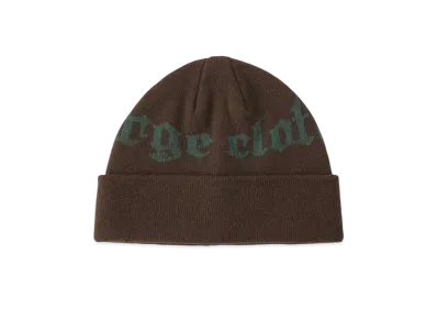 XLARGE OLD ENGLISH LOGO CUFF BEANIE "BROWN"
