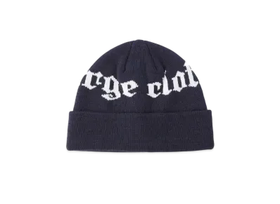XLARGE OLD ENGLISH LOGO CUFF BEANIE "NAVY"
